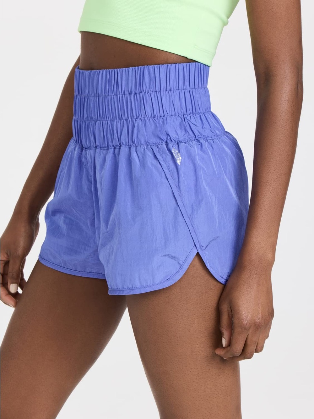 FP Movement by Free People Royal Blue High-Waist Athletic Shorts
